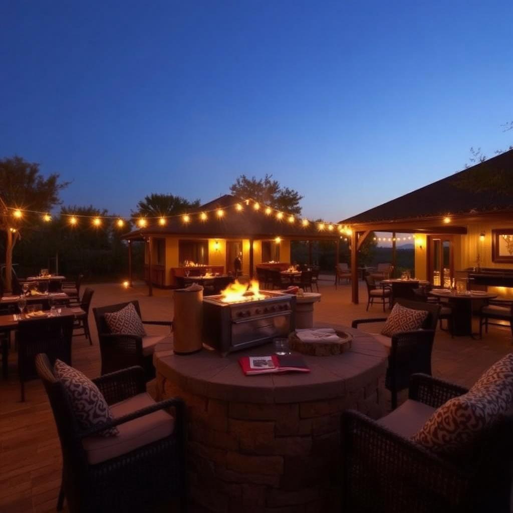 Braai entertainment area